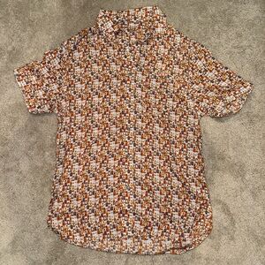 Men’s Bourbon/Whiskey Button Down
